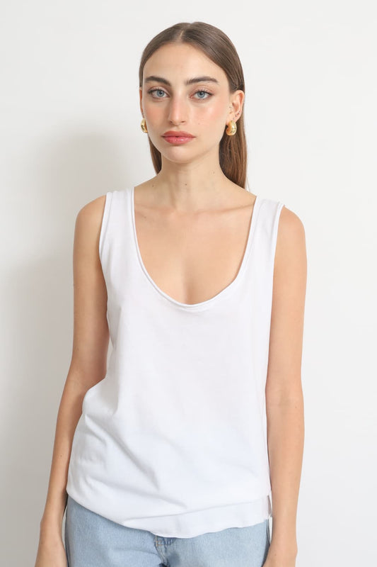 RELAX TANK TOP WHITE