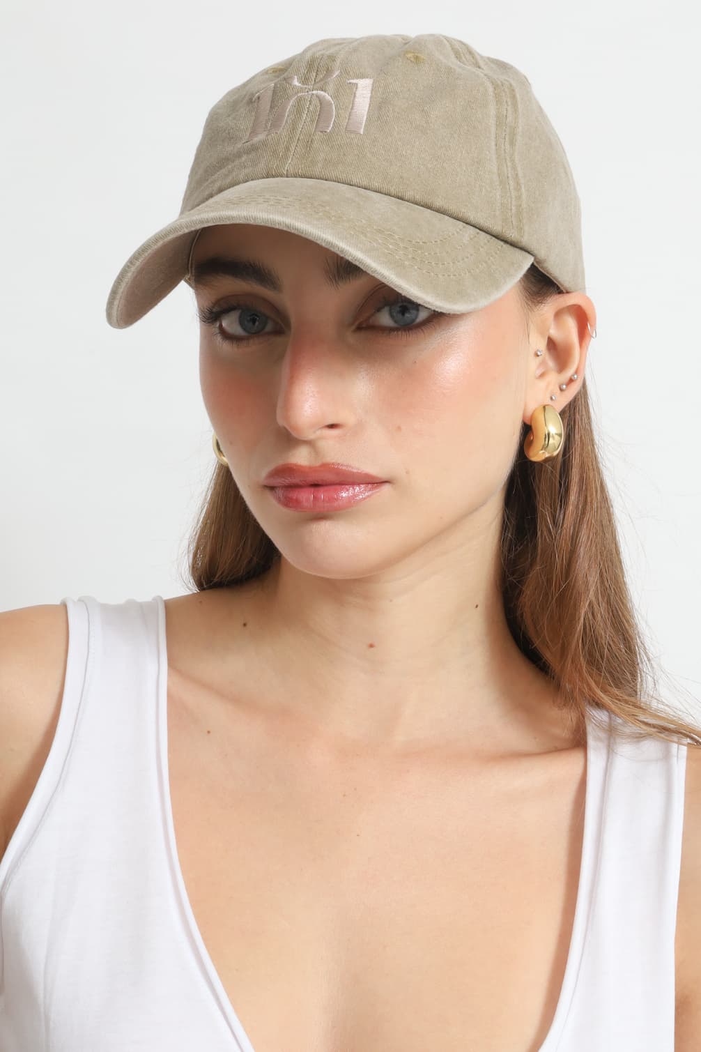 WASH BEIGE HAT