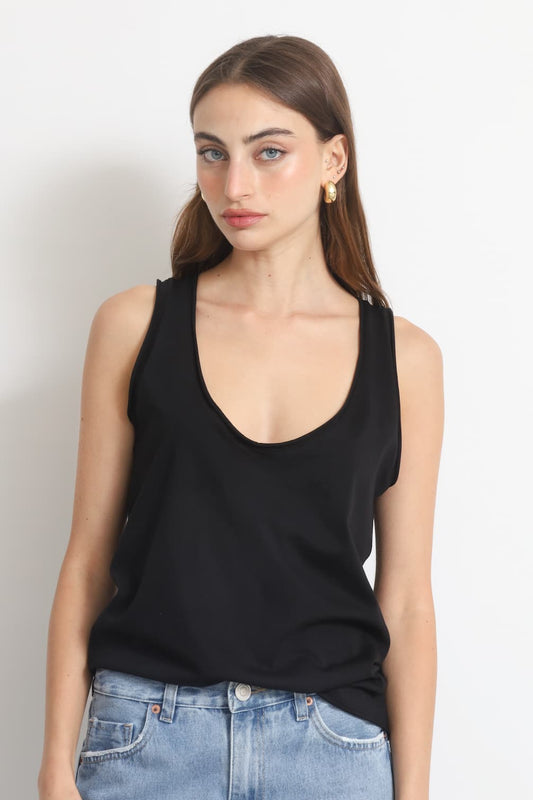 RELAX TANK TOP BLACK